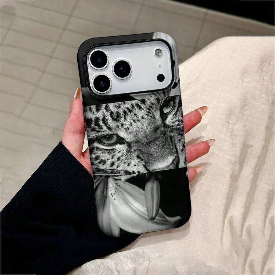 Fashion Phone Case - Compatible With Apple 11, 15 Series, 14, 13, 16PM, 17 Series, Heart Pattern Phone Case | Layout Phone Case Aesthetic | Street Style Phone Case | Shock-Proof Protection | Gift For Girls - Multicolor - View 1