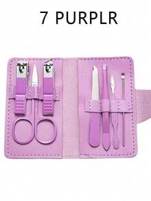 4pcs Nail Clippers Set Stainless Steel Nail Clippers & Slant Toenail Clipper Cutter For Men And Women Travel Grooming Kit - Multicolor - View 7