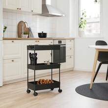 Carrito de Almacenamiento, 3 Niveles, Organizador de Almacenamiento deslizable GRANDE - Ver 1