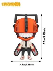 1个 Crunchyroll 官方授权的《电锯人》波奇塔电锯恶魔冰箱贴，适用于冰箱、储物柜、白板、办公室、厨房、家居装饰礼品 - 1pc - 查看 2