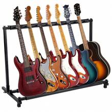 3/5/7/9-Space Multi Guitar Holder, Foldable Portable Floor Rack For Acoustic, Electric & Bass Guitars - View 13