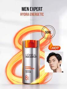 L’Oreal Paris مرطب مغذي متعدد الوظائف للرجال 8 في 1، 22/50 مل، يرطب ويجدد البشرة فوراً، يخفف التعب ويضيء البشرة الباهتة، مع نياسيناميد وفيتامينات ومركب الكافيين، رعاية بشرة مثالية لمكافحة الشيخوخة للرجال، يترك البشرة ناعمة وحكيمة، مناسب للاستخدام اليومي والسفر - لوشن منشط ومنشط للرجال - مشاهدة 2