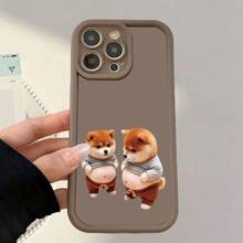 スマホケース - なドゥドゥ柴犬ハンドルのスマホケースは耐久性があり、 11から16 Pro MAXまで対応しています。 軽量で持続するち運びが簡単単で、分解するも簡単です。 これは、家族や友人への晴れらしい贈呈り物になります。 - 冷たいコーヒー色 - チェックする 4
