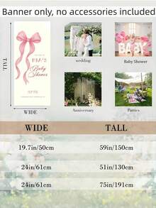 Customizable White Welcome Banner In Multiple Sizes - Personalized Name/Date/Text, Durable Flag Fabric. Minimalist Wedding Signage With Customization. Suitable For Lawn, Garden, Living Room. Perfect Backdrop For Weddings, Birthdays, And Other Events - Multicolor - View 3