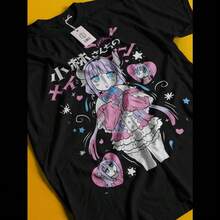 Oshi No Ko Shirt Ai Hoshino Tshirt Aqua Akane T-Shirt Ruby Waifu Tee Kana Arima - Black - View 8