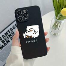 Laurel Duck Dirty TPU Shockproof Protective Phone Case, Compatible With Apple Models, Suitable As Birthday And Christmas Gifts For Couples, Girlfriends, Daughters, Boyfriends, And Teenage Girls - Black - View 5