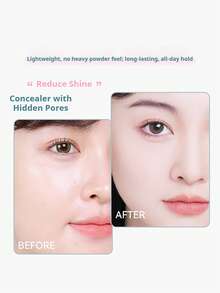 NOVO Waterproof, Sweat-Resistant, Long-Lasting Loose Powder, Oil-Absorbing, Matte Finish Pressed Powder For Oily Skin, Suitable For Outdoor Activities, Touch-Up Makeup, Daily Wear, Dates, Birthdays, Graduations, Parties, And Gift-Giving - 02# Light Beige - View 8