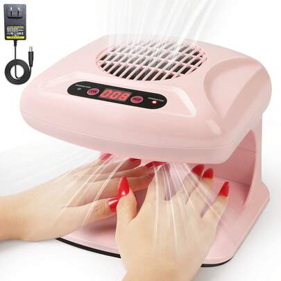 SAVILAND Professional Efficient Nail Dryer: 300W Quick Drying Gentler Nail Dryer Fan For Regular Polish Acrylic Dip Powder Nail Dehydrator Primer With
