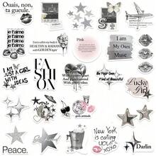 102张Y2K美学风格贴纸，包含都市女孩、黑白、豹纹、卡通、涂鸦图案等，适用于水瓶、吉他、行李箱、手机壳、笔记本电脑、滑板等，是绝佳的礼品装饰。 - 西瓜粉 - 查看 9