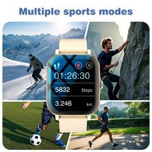 Smart Watch, Wireless Calling /Dial, Multi -Sport Mode, Calling Reminder And Rejection,Information Reminder,SMS Reminder,For IPhone/Andriod - 彩色 - 查看 5
