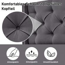 Bed Bases & Foundations - Grey - View 4