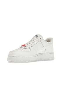 Zapatillas Nike Wmns Air Force 1 '07 Essential de mujer 'Summit White Solar Red' CT1989-101 - Multicolor - Ver 4