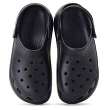 Women's Casual EVA Flip-Flops, Super Lightweight And Comfortable - màu đen - Xem 4