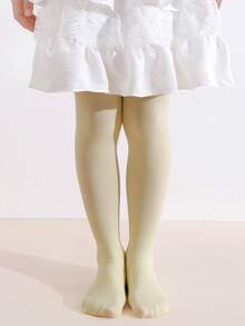 4 Pairs Solid Vertical Striped Tight Leggings, Soft & Comfortable All-Match Versatile - Multicolor - View 8