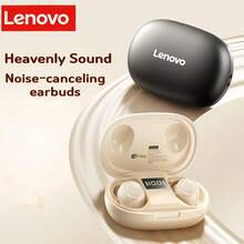 联想EA289蓝牙耳机，ENC降噪，超长续航，耐用防水，TWS真无线耳机，入耳式设计，类似AirPods，适合跑步、运动、睡眠等各种场合，佩戴舒适无耳痛，原装联想蓝牙耳机 - 櫻花白 - 查看 2