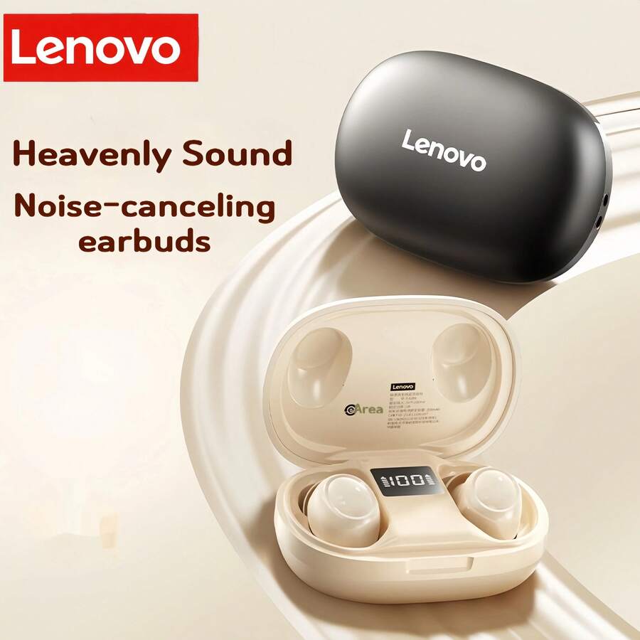 联想EA289蓝牙耳机，ENC降噪，超长续航，耐用防水，TWS真无线耳机，入耳式设计，类似AirPods，适合跑步、运动、睡眠等各种场合，佩戴舒适无耳痛，原装联想蓝牙耳机