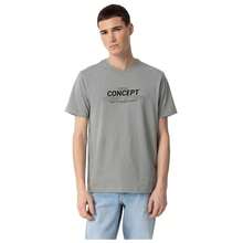 Tiffosi T-Shirt 124-15003348795736 For Man In Color Grey - رمادي - مشاهدة 1