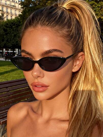 一副男女通用猫眼轻便简约时尚太阳镜，适合旅行、海滩，是男女必备的配饰，也是情人节、夏季海滩度假、户外活动、旅行、日常穿搭、返校季等场合的理想之选。