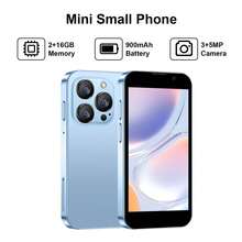 SOYES 2026 Teléfono inteligente Android, mini teléfono, celular, con sistema operativo Android, 2 GB + 16 GB de RAM, pantalla HD de 3.0 pulgadas, batería de 1000 mAh, cámaras de 5MP + 8 MP, GPS, regalo de cumpleaños festivo, regalo de. - Negro - Ver 1