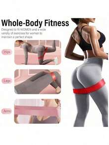 5pcs/Set Yoga Resistance Bands Home Fitness Kit, Made Of TPE Material With High Elasticity And Durability, Suitable For Yoga Squats And Glute Exercises To Strengthen Leg And Butt Muscles - Multicolor - View 4