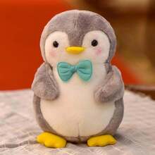 Peluche de Pingüino, Animal Marino, Juguete de Peluche, Regalo para Niños y Niñas, 10 pulgadas (Rosa) - Azul - Ver 3