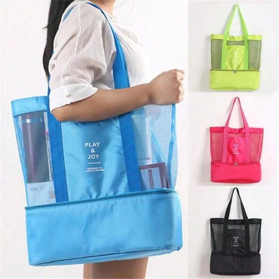 Túi đựng đồ ăn trưa chống thấm nước, túi đi bơi, túi đựng đồ du lịch đi biển, túi giữ lạnh dã ngoại hai lớp cách nhiệt. - Nhiều màu - Xem 1