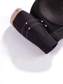 Sujetador inalámbrico cómodo, transpirable y sin costuras con estampado de letras negras para mujer - Negro - Ver 5