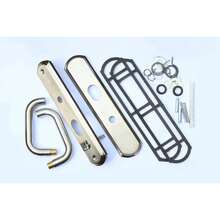 Security Door Locking Handle C/W Lock Barrel And 6x Keys - Multicolor - View 6