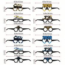 2026届毕业派对用品套装（1件/6件/7件） - 黑金相框及道具套装 “恭喜毕业” 毕业派对礼物 - 多色 - 查看 6