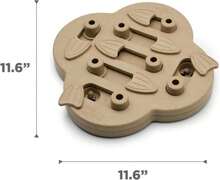 Outward Hound By Nina Ottosson Dog Hide N' Slide Treat Puzzle Enrichment Toy, Level 2 Intermediate, Tan, Composite - MàuC - Xem 7
