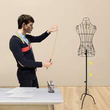 SENDERPICK Mannequin Model With Stand Half-Length Model Mannequin Dress Form - 1PCS - View 1