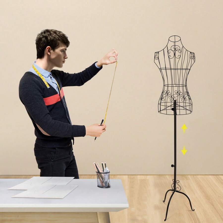 SENDERPICK Mannequin Model With Stand Half-Length Model Mannequin Dress Form - 1PCS - View 1
