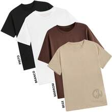 Brazil World Cup Soccer T-Shirt - New Release - 100% Cotton - 黑色 - 查看 4