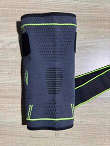 Miếng bảo vệ đầu gối thể thao có dây đeo dành cho nam và nữ, chất liệu nylon dệt kim nhẹ, thoáng khí, hỗ trợ nén đầu gối khi chơi bóng rổ, chạy bộ, leo núi. - Nhiều màu - Xem 9