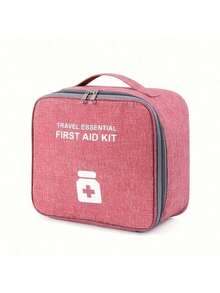 1pc/2pcs Portable First Aid Kit, Mini Medical Bag, Home Medicine Storage Box, Reusable Pill Case, Durable Zipper Medical Pouch For Home, Travel, Camping, Hiking, Work And School. Ideal Outdoor Emergency Survival Kit, Health And Pandemic Prevention Medicine Storage Bag. Suitable As A Gift For Family And Friends On Mother's Day, Father's Day, Halloween, Thanksgiving, Christmas, New Year And Valentine's Day. - TB0623 - View 17