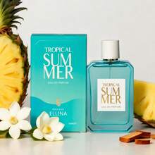 Wish 3.4 Fl Oz Women's EDP Duo - Juicy Fruits & Creamy Woods (Red) OR Watery Florals & Driftwood (Blue) | Tropical Long-Lasting Scent For Gifting, – Designer Inspired Tropical Fragrances – Long Lasting For Party & Daily Wear – Perfect Gift For Girlfriend, Best Friend, Mother – Valentine's Day Birthday Mother's Day Present - 藍色的 - 查看 7