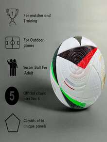 Fútbol N5 Champion para Entrenamiento Profesional - Multicolor - Ver 3