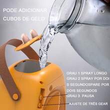 New Cartoon Spray Air Cooler Household Bedroom DesktopUSBPortable Mini Cooling Spray Fan - 隨機顏色 - 查看 3
