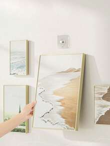 8pcs/15pcs/20pcs Picture Frame Hanging Tool - Nail-Free Wall Hanging Nails, Photo Album Frame Wall Hanging Hooks - A - View 8