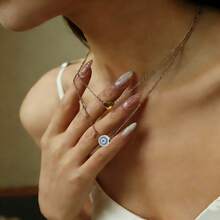 1pc Silver-Plated Pendant Beads, DIY Bracelet Necklace Couples/Best Friends Matching, Romantic Gift For Valentine's Day, Anniversary, Birthday, Versatile Daily Wear - Mixed Colors - View 7