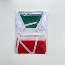 20/25/30pcs Italian String Flag, 5.5x8.2in, 19.7/26.2/32.8ft Small Italian Flag Pulling Flags, Polyester, Suitable For Events, Parties, Business, Sports, Festivals, Home Decor, Yard Decor, Outdoor Decor, Republic Day Decor - A - View 8