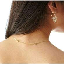 9ct Yellow Gold Necklace Necklet Extender Bracelet Safety Chain 6cm -2x Bolt Rings - Gold - View 5