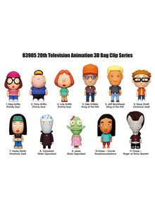 Disney 1个官方授权3D可爱娃娃盲盒，包含《恶搞之家》梅格·格里芬、克里斯·格里芬、洛伊斯·格里芬、《山丘之王》戴尔·格里布尔、杰夫·布姆豪尔、史蒂夫·史密斯、海莉·史密斯、尤米拉克·杰西等角色，适合周年纪念、生日、圣诞节、万圣节等场合，可作为惊喜礼物或送给亲朋好友的惊喜包。另有《美国老爹》和《太阳系异客》等角色可选。 - 彩色 - 查看 6