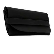 Capinha Estojo Case de Courino Couro Mão para Óculos de Sol Grau - Preto - Visão 1