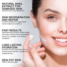 Snail Essence Face Cream: Gentle, Nourishing, Hydrating, And Firming Facial Skin Moisturizing Essence. - Snail Essence Face Cream - View 2