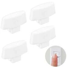 4pcs Dimmer Switch Knob Replacement, White Light Regulator Control Knob For Material Lamplight - Star - View 8