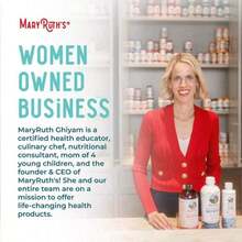 Mary Ruth's Liquid Multivitamin + Hair Growth - Clinically Tested For Thicker Hair In Women - Improve Facial Wrinkles - Vegan - 15.22 Fl Oz - Vegan Chlorophyll Liquid Drops - View 8