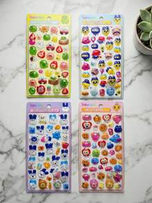 Children's Handmade Art Decorative Stickers, Office And School Decorative Stickers, Notebook Stickers, Ledger Stickers, Luggage Stickers, Guitar Decorative Stickers, Laser Stickers, Gifts For Friends And Family, Christmas Stocking Stuffers, Christmas Gifts, Christmas Decorations, Random High-Value Japanese Anime Theme Character Stickers - Multicolor - View 7