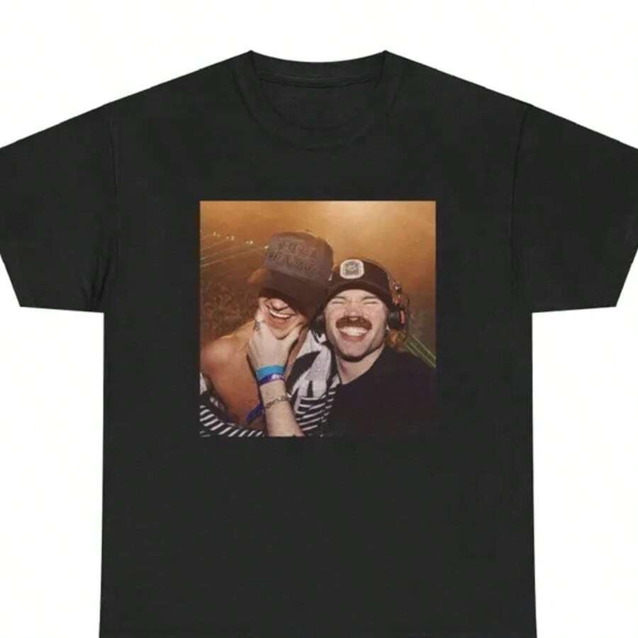 John Summit Dom Dolla EDM House Techno Unisex Heavy Cotton Tee - màu đen - Xem 1