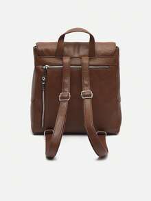 Misako Women Functional Backpacks - Brown - View 8